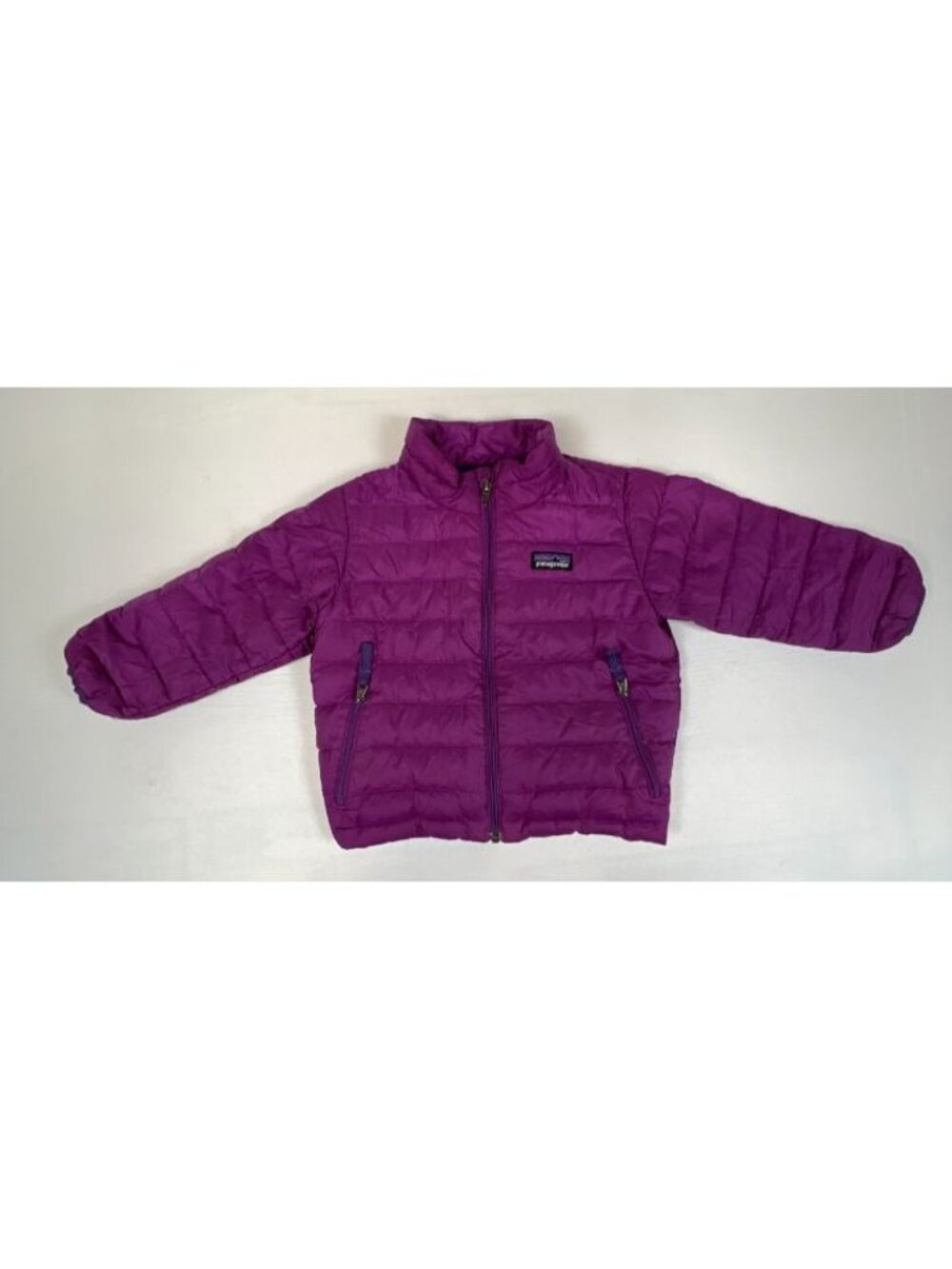 Patagonia Toddler 18M Purple Down Puffer Jacket Full Zip Lightweight Warm Coat